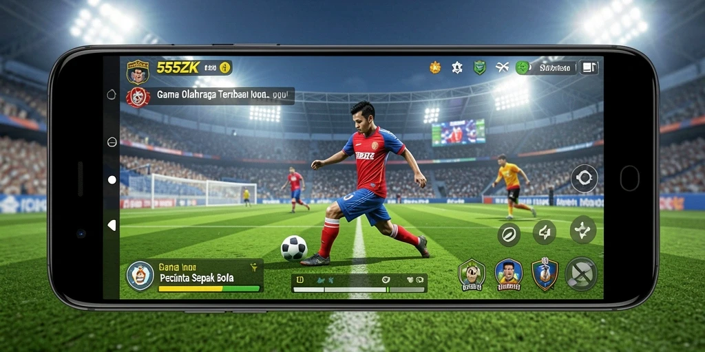Tampilan gameplay 555ZK yang menarik dan dinamis.