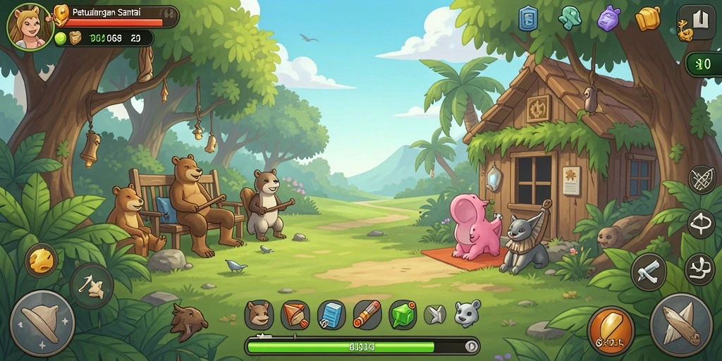 Tangkapan layar menampilkan gameplay menawan dari 8364.
