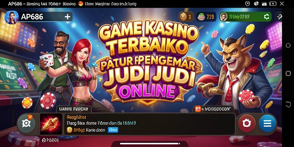 Tampilan menarik dari gameplay Kasino AP686.