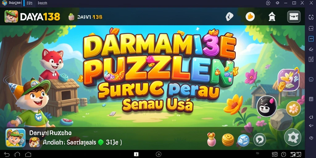 Tampilan gameplay seru dari game Puzzle DAYA138.