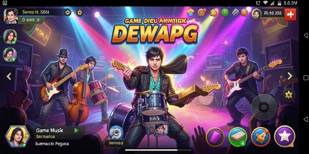 Tampilan gameplay DEWAPG yang seru dan menarik.