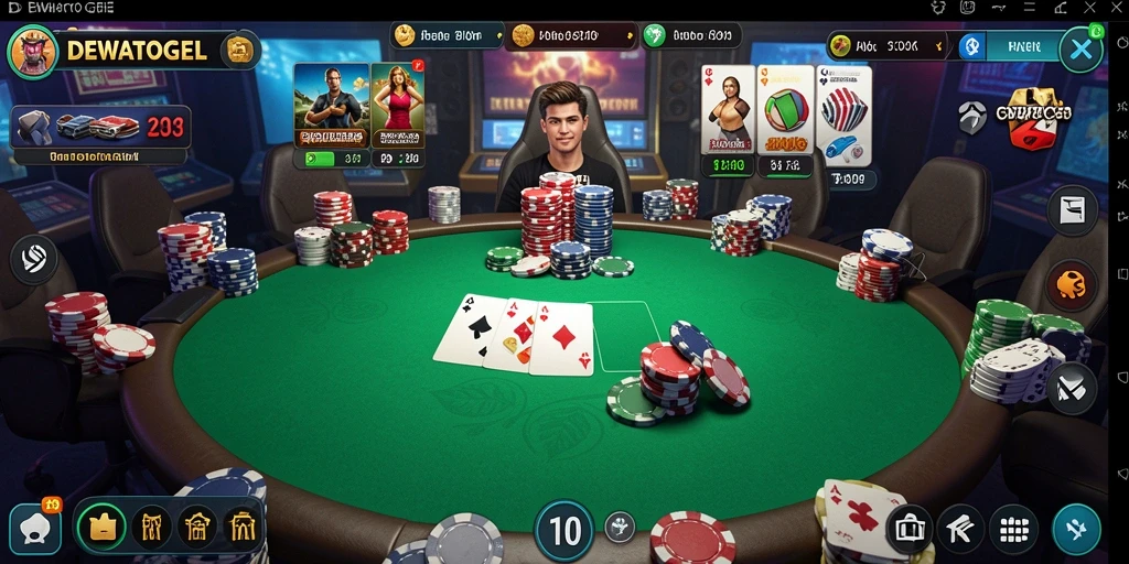 Tampilan gameplay seru di DEWATOGEL yang memikat pemain.