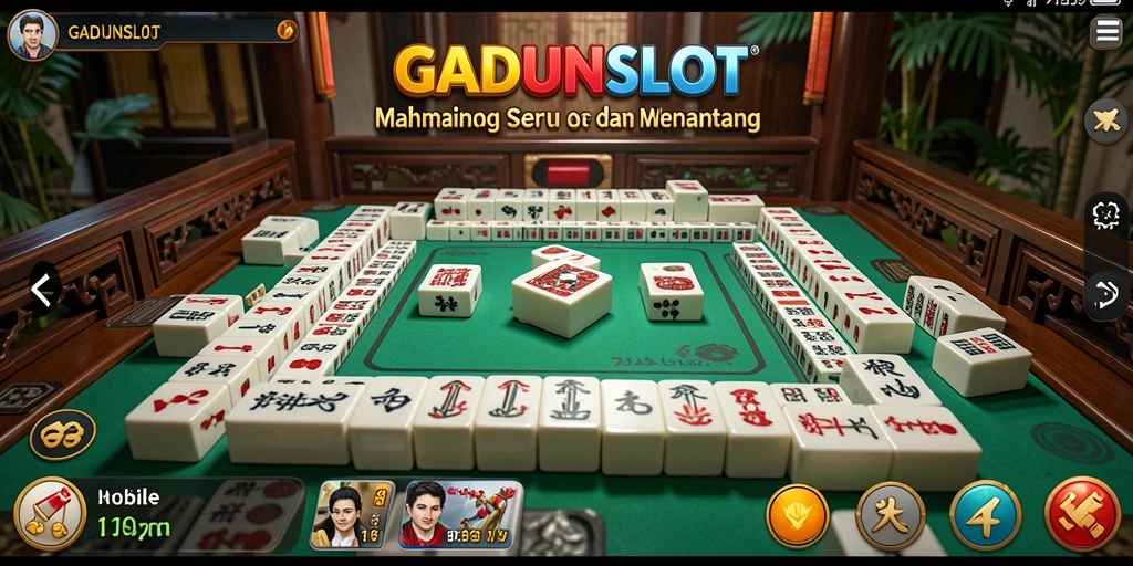 Tampilan gameplay seru dan menantang di GADUNSLOT.