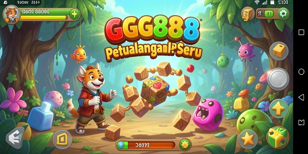 Tampilan gameplay Puzzle yang menarik di GGG888.
