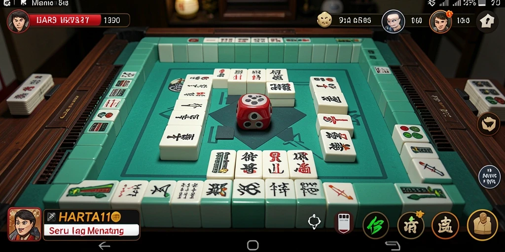 Tangkapan layar HARTA11 menampilkan gameplay Mahjong yang menarik dan interaktif.