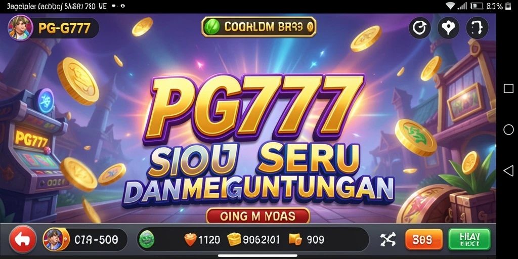 Tampilan gameplay PG777 yang menakjubkan dan dinamis.