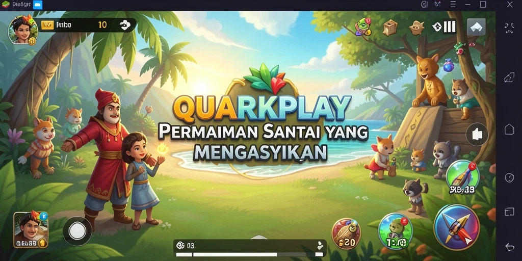Tampilan menarik dari gameplay QUARKPLAY yang mengasyikkan.