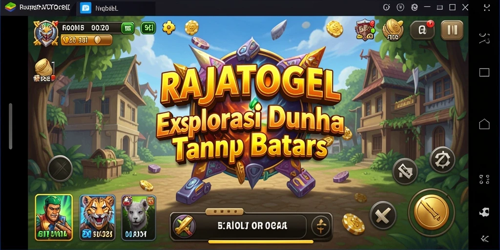 Tangkapan layar menampilkan petualangan seru di dunia Open World RAJATOGEL.