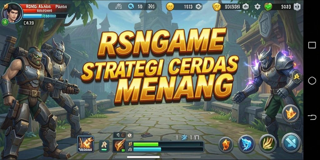 Gameplay RSNGAME yang menampilkan strategi dan taktik mendalam.