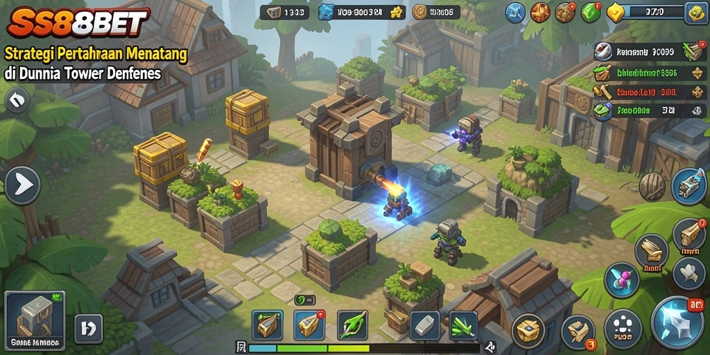 Gameplay seru Tower Defense di SS88BET yang menantang dan mendebarkan.