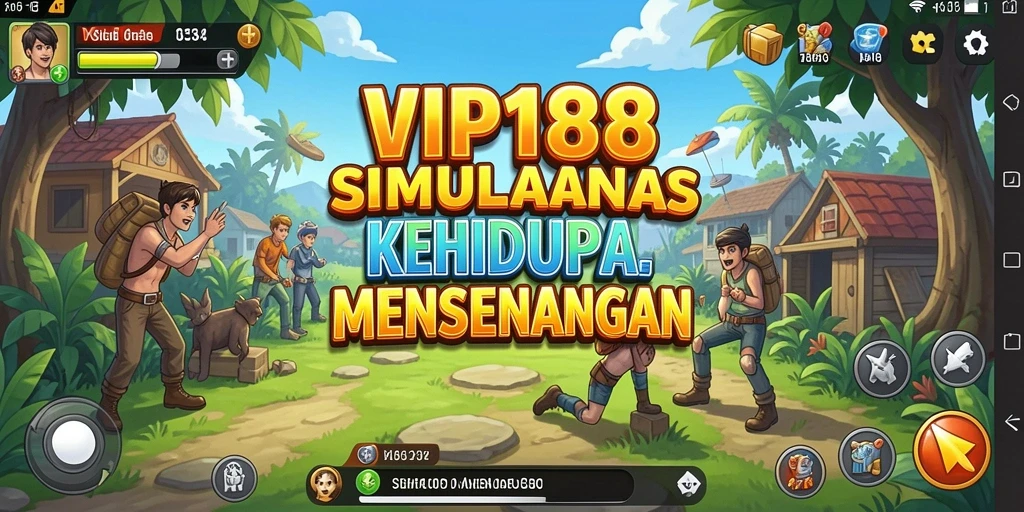 Tampilan gameplay menarik dari VIP188 dengan simulasi kehidupan yang mendalam.